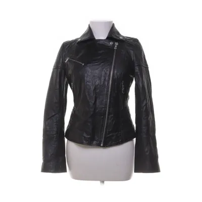 Bikerjack (Zwart) van Barneys Originals Leer, Polyester