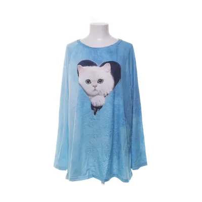Long sleeve T-shirt (Blue, Multicolored) from JustFashionNow