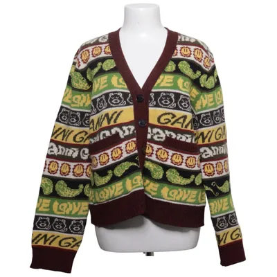 Strickjacke (Mehrfarbig, Braun, Grün) von Ganni Polyamid, Wolle