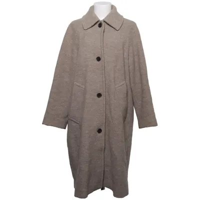 Frakke (Beige) fra Arket Viscose, Uld