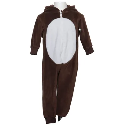 Onesie (Brown, White) from Lazy Days Polyester