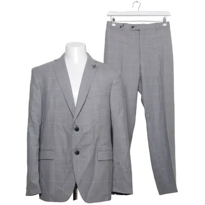 Suit (Gray) from John Varvatos Polyester, Viscose, Wool