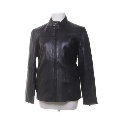 Veste en cuir (Noir) de Massimo Dutti
