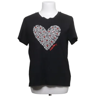 T-shirt (Sort) fra Keith Haring Bomuld, Polyester