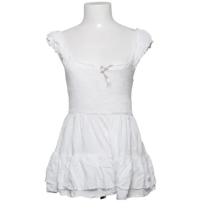 Hängselshorts (Vit) från Kimchi Blue Viskos