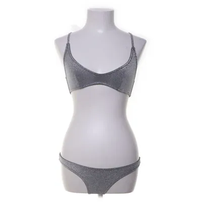 Bikini (Silverfärgad) från Triangl Nylon, Elastan