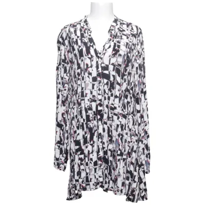 Blouse (Black, White, Multicolored) from Vetono Viscose
