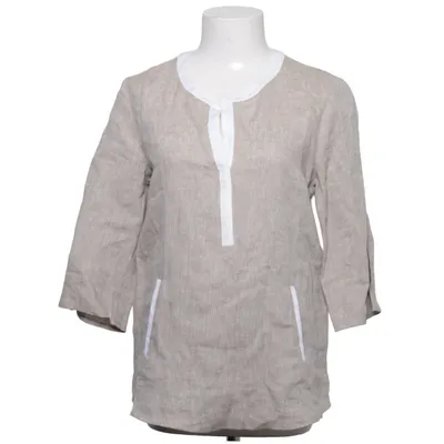 Top (Beige, Wit) van Le Tricot Perugia Linnen