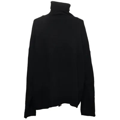 Pul à col roulé (Noir) de Dilvin Knit Élasthane, Polyester