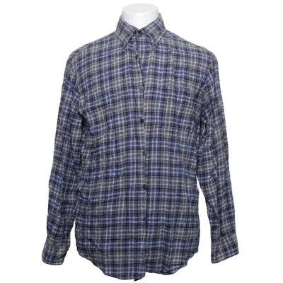 Flanellen overhemd (Blauw, Grijs, Wit) van John Ashford