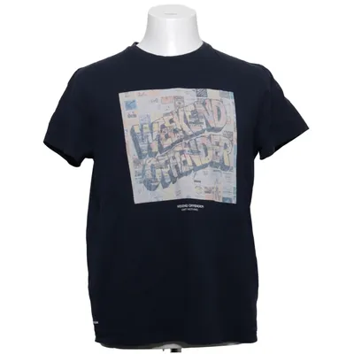 T-shirt (Blue, Multicolored) from Weekend Offender Cotton