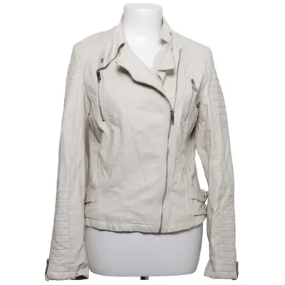 Biker jacket (White) from Joy Mod Polyurethane