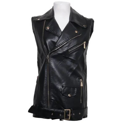 Biker vest (Black) from Loavies Polyester, Polyurethane