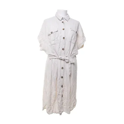 Blousejurk (Wit) van Kaffe Linnen, Viscose