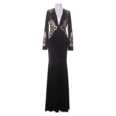 Evening gown (Black, Gold) from NLY Eve Elastane, Polyester