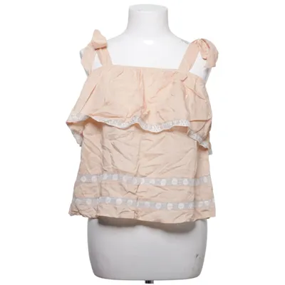 Top (Pink, Hvid) fra American Eagle Outfitters Bomuld, Modal, Polyamid