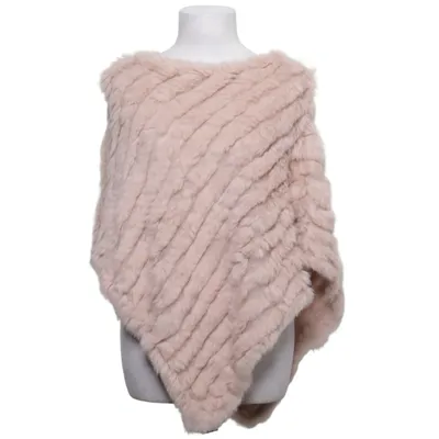 Poncho (Pink) fra Soyaconcept Akryl, Kaninpels