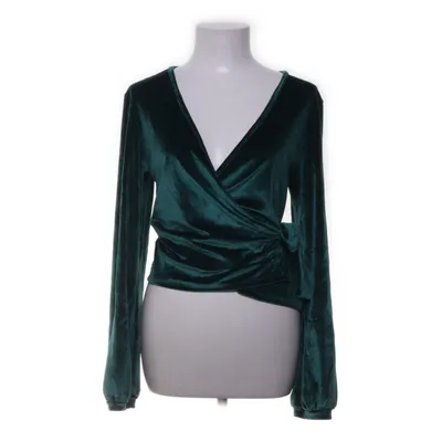 Wikkelblouse (Groen) van Stay Polyester, Elastaan