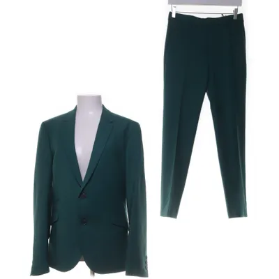 Jakkesæt (Grøn) fra Drykorn for Beautiful People Uld, Polyester, Elastan