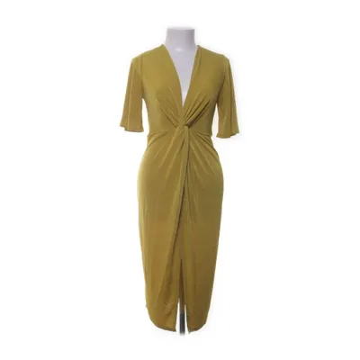 Maxi dress (Yellow) from ASOS Elastane, Polyester