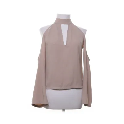 Halterneck top (Beige) fra NA-KD Polyester