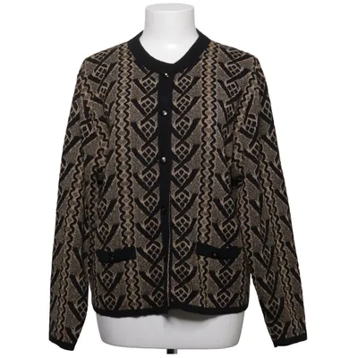Cardigan (Zwart, Beige) van Lauré Acryl