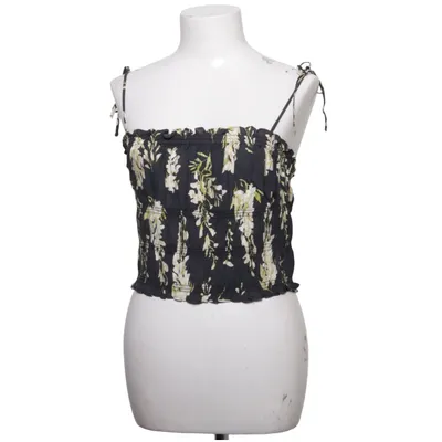 Crop top (Svart, Flerfärgad) från H&M Polyester, Viskos
