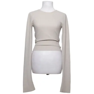 Langærmet t-shirt (Beige) fra A-DSGN Polyester