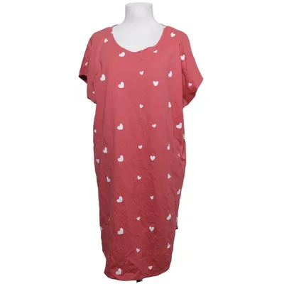 Nachtkleid (Rot, Weiß) von ICA Bio-Baumwolle