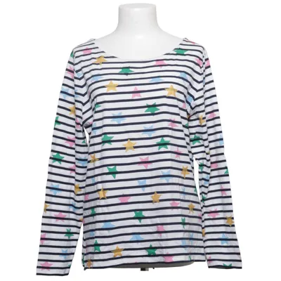 T-shirt à manches longues (Blanc, Bleu, Multicolore) de Boden Coton