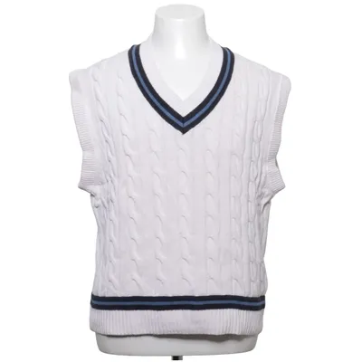 Slipover (Beige, Blue) from Abercrombie & Fitch Cotton