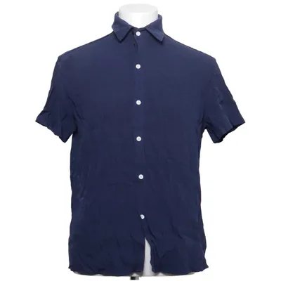 Short sleeve shirt (Blue) from Decarba Cotton, Linen