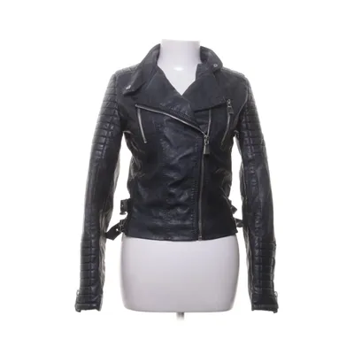 Bikerjack (Zwart) van Voyelles Polyester, Polyurethaan
