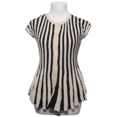 Cardigan (Beige, Black) from Zara Acrylic, Polyamide