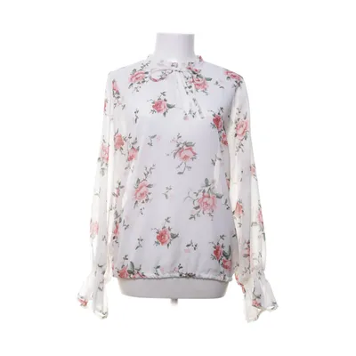Knytblus (Vit, Rosa) från Angelology by Lager 157 Polyester