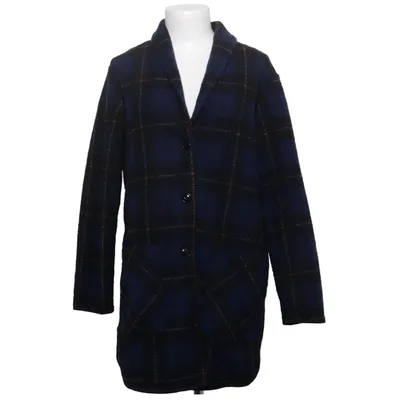 Coat (Blue, Black) from Woolrich Polyester, Wool