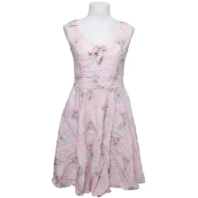 Robe (Rose) de Hell Bunny Vixen Coton, Élasthane
