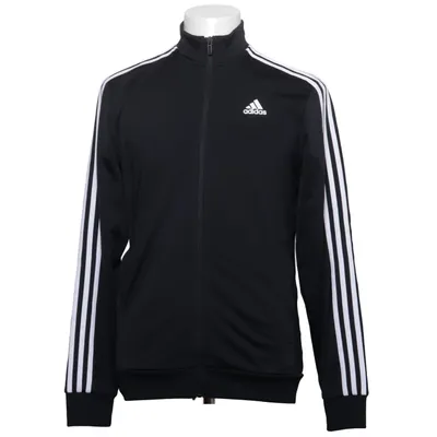 Trainingsjacke (adidas Essentials 3-Stripes Tricot Track Top Black) von Adidas Recyceltes Polyester