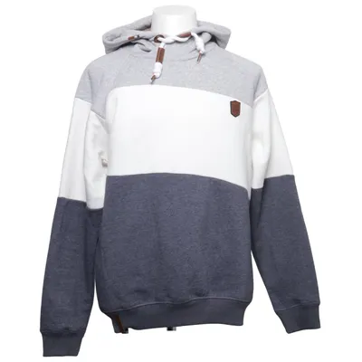 Capuchon sweater (Grijs, Wit, Blauw) van Indicode Katoen, Polyester
