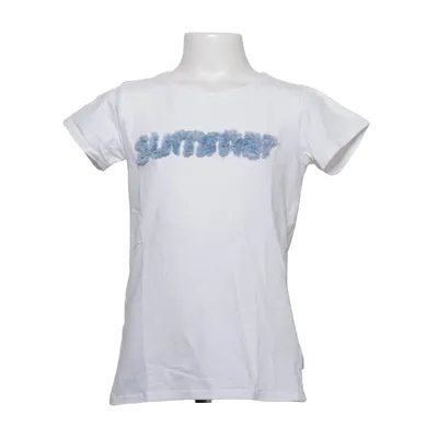 T-shirt (Vit) från Creamie Elastan, Ekologisk bomull