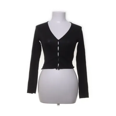 Crop top (Zwart) van Weekday Katoen, Modal, Elastaan