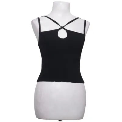 Crop top (Zwart) van Zara Polyamide, Viscose