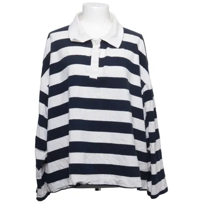 Rugby shirt (Blue, White) from H&M Cotton, Elastane