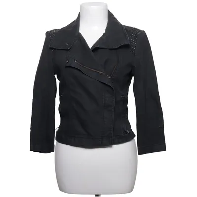 Bikerjakke (Sort) fra Mango Jeans Bomuld, Elastan