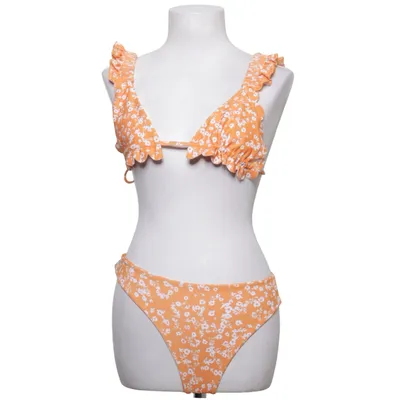 Bikini (Oranje, Wit, Meerkleurig) van Zaful Elastaan, Polyester