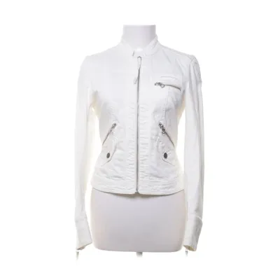Jeansjacka (Vit) från Hunkydory Bomull, Elastan