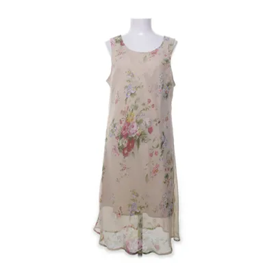 Klänning (Beige, Flerfärgad) från Emma Polyester