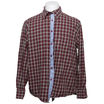 Chemise en flanelle (Rouge, Noir, Blanc) de Victor Coton
