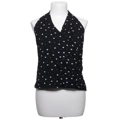 Halter neck top (Black, White) from VISUAL