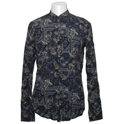 Skjorta (Svart, Flerfärgad) från Santini Viskos